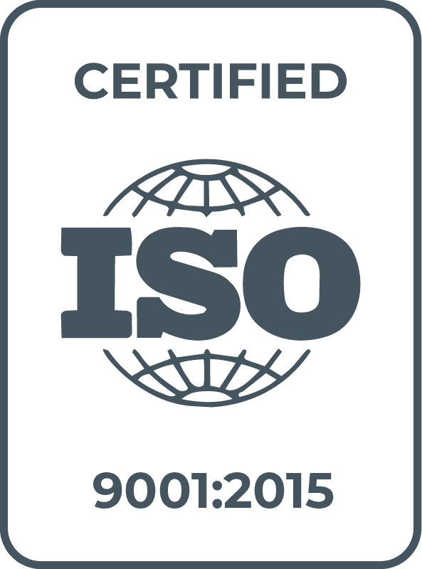 ISO 9001:2015 certified